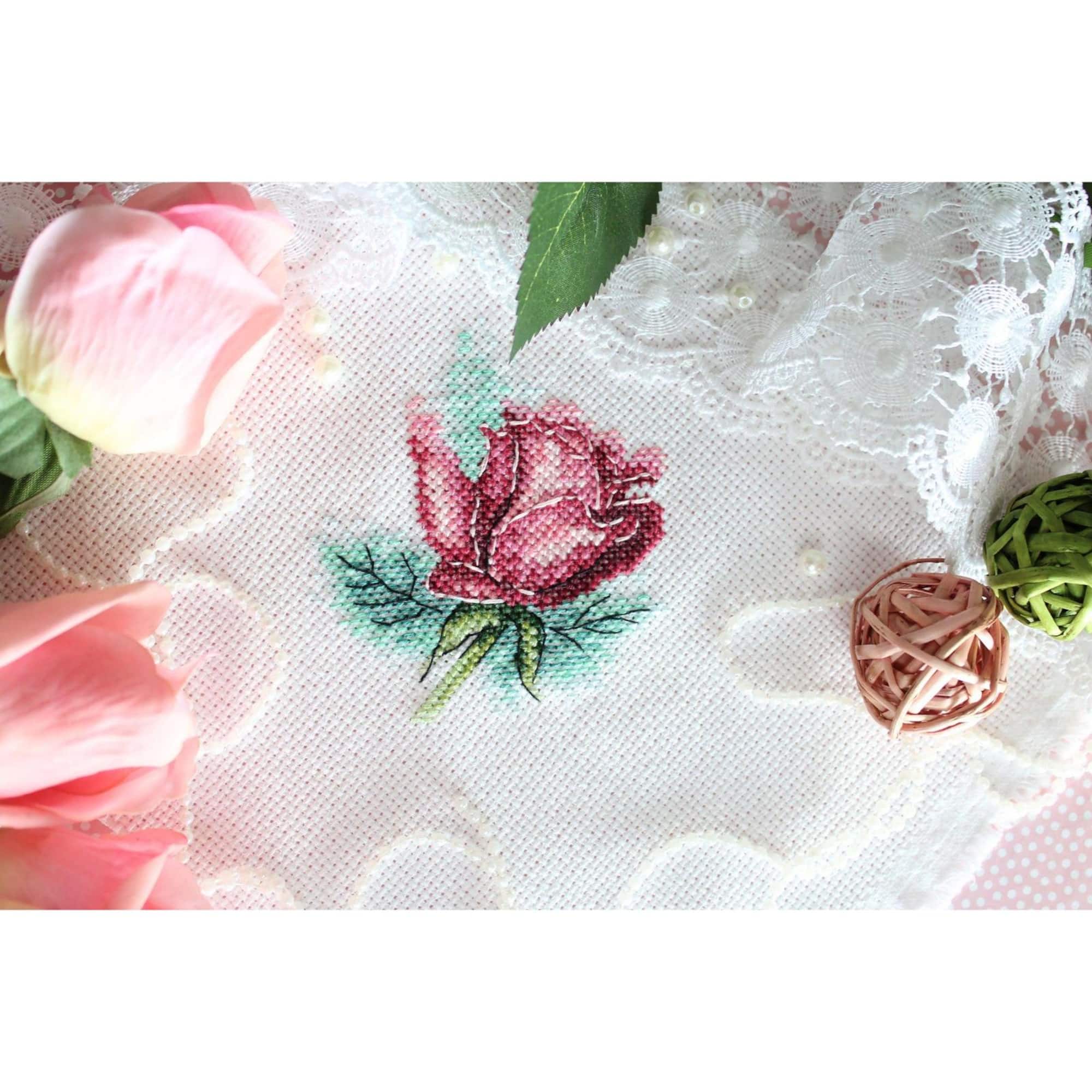 MP Studia Rose Counted Cross Stitch Kit